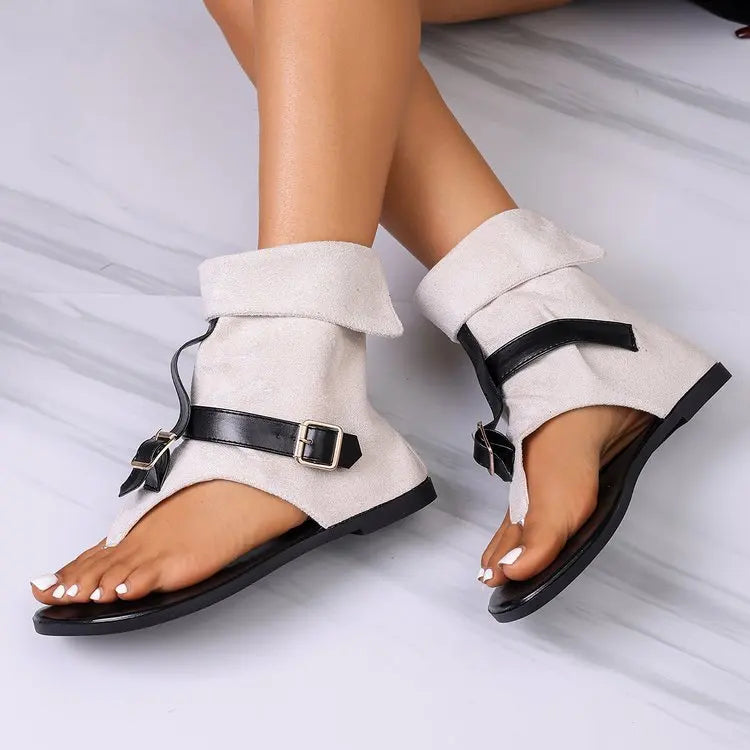 Damen Sandalen mit Wickelsilhouette und verstellbaren Riemen Jully