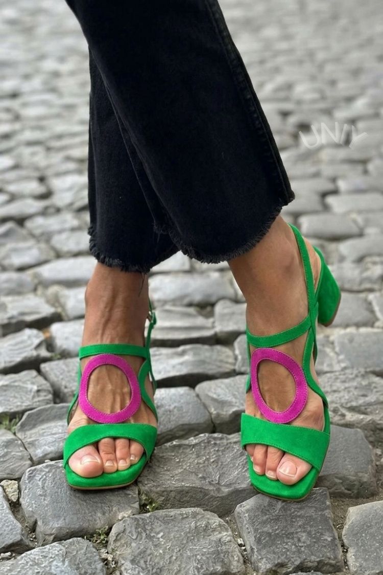 Damen Sandalen mit dekorativem Detail Jully