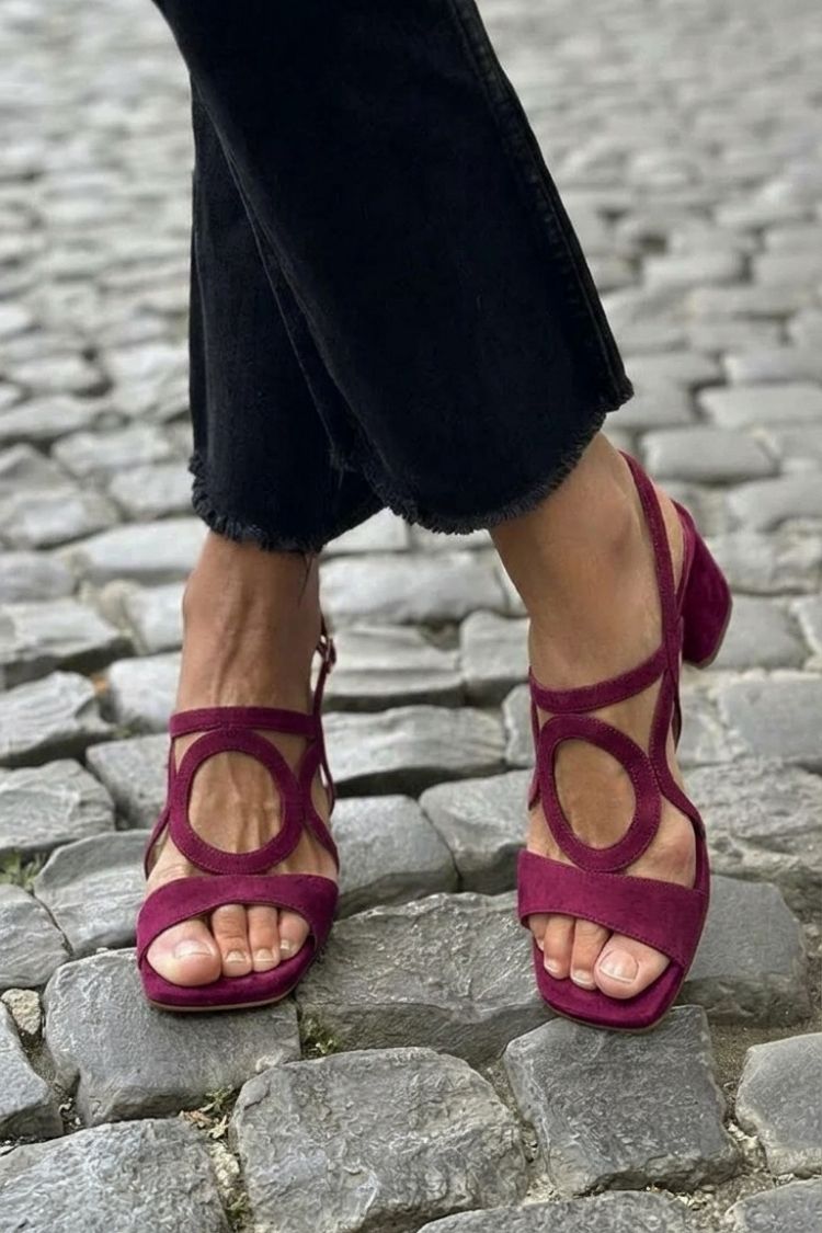 Damen Sandalen mit dekorativem Detail Jully