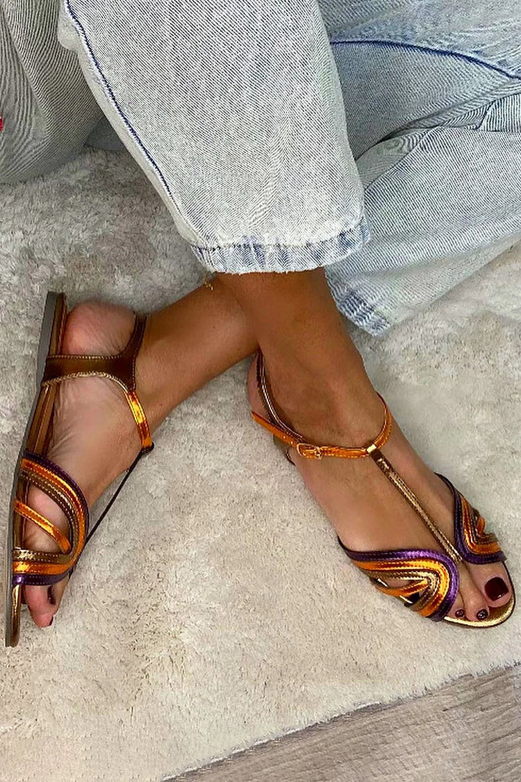 Damen Sandalen mit dekorativen Details Jully