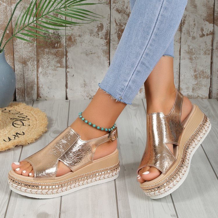 Damen Sandalen mit elegantem Lochmuster Jully