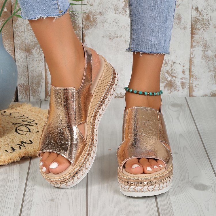 Damen Sandalen mit elegantem Lochmuster Jully