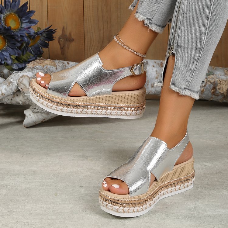 Damen Sandalen mit elegantem Lochmuster Jully