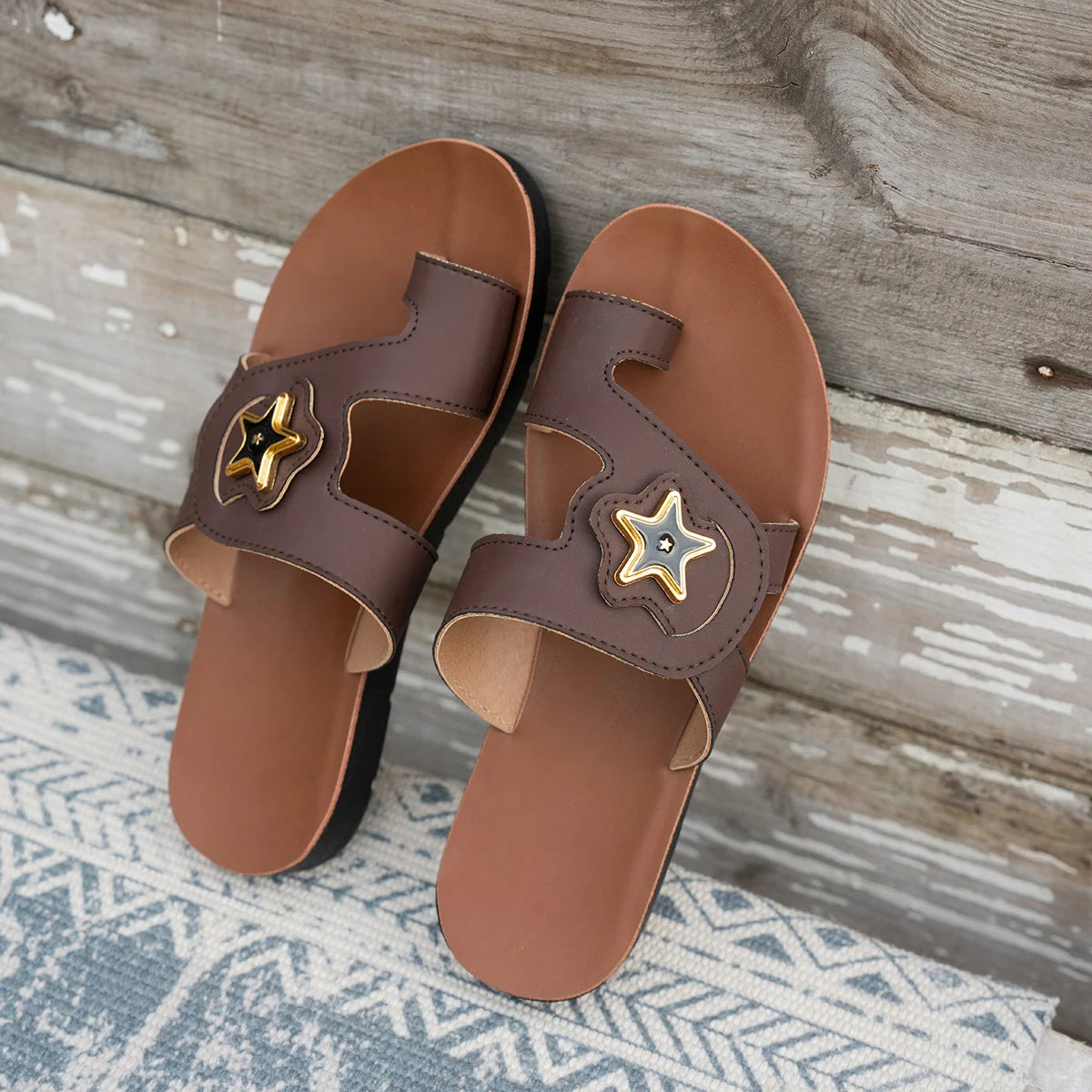 Damen Sandalen mit elegantem Sterndetail Jully