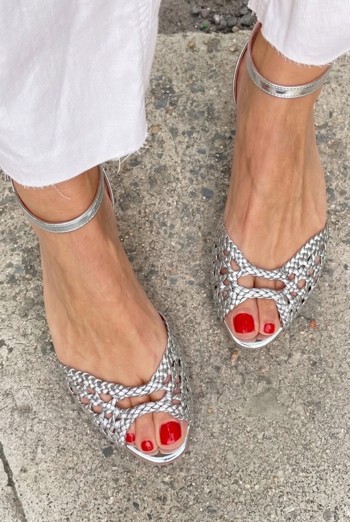 Damen Sandalen mit elegantem Webdesign Jully