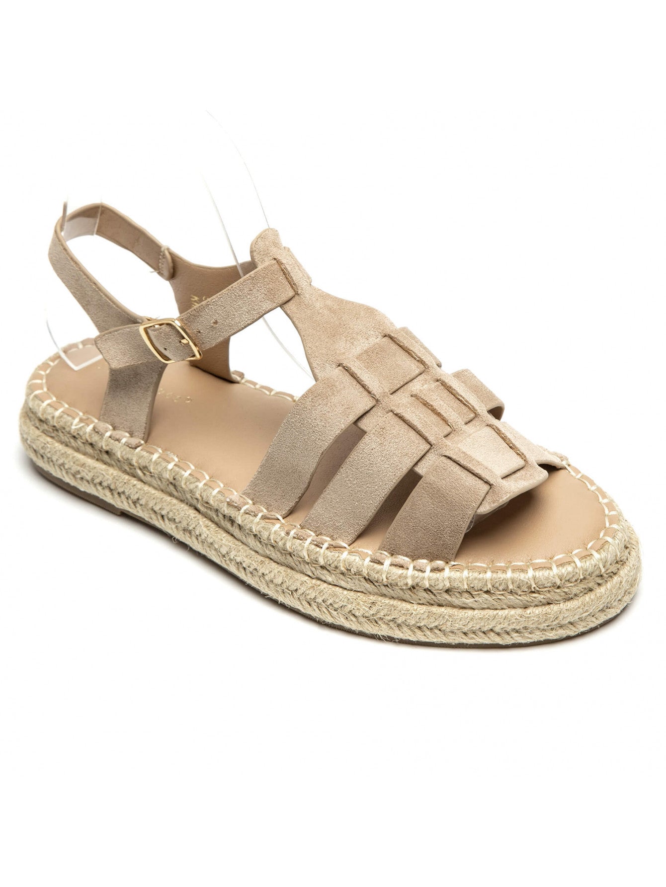 Damen Sandalen mit geflochtener Sohle Jully
