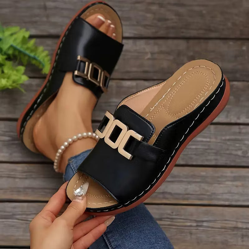 Damen Sandalen mit gepolsterter Innensohle Jully