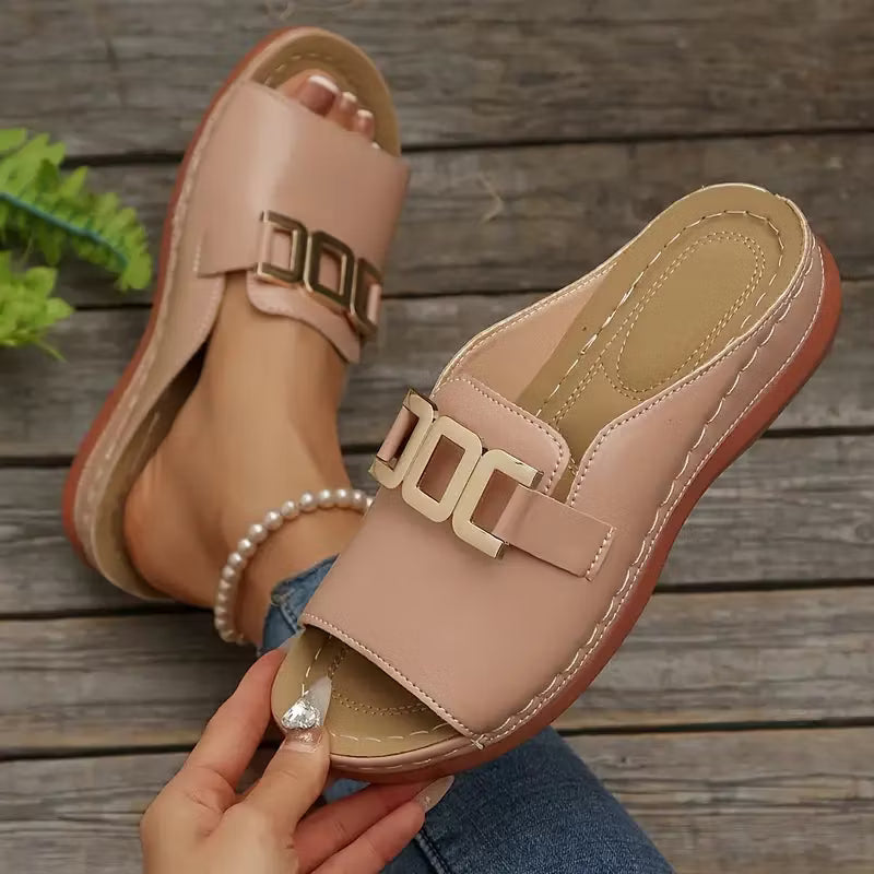 Damen Sandalen mit gepolsterter Innensohle Jully