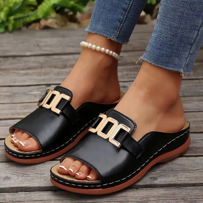 Damen Sandalen mit gepolsterter Innensohle Jully