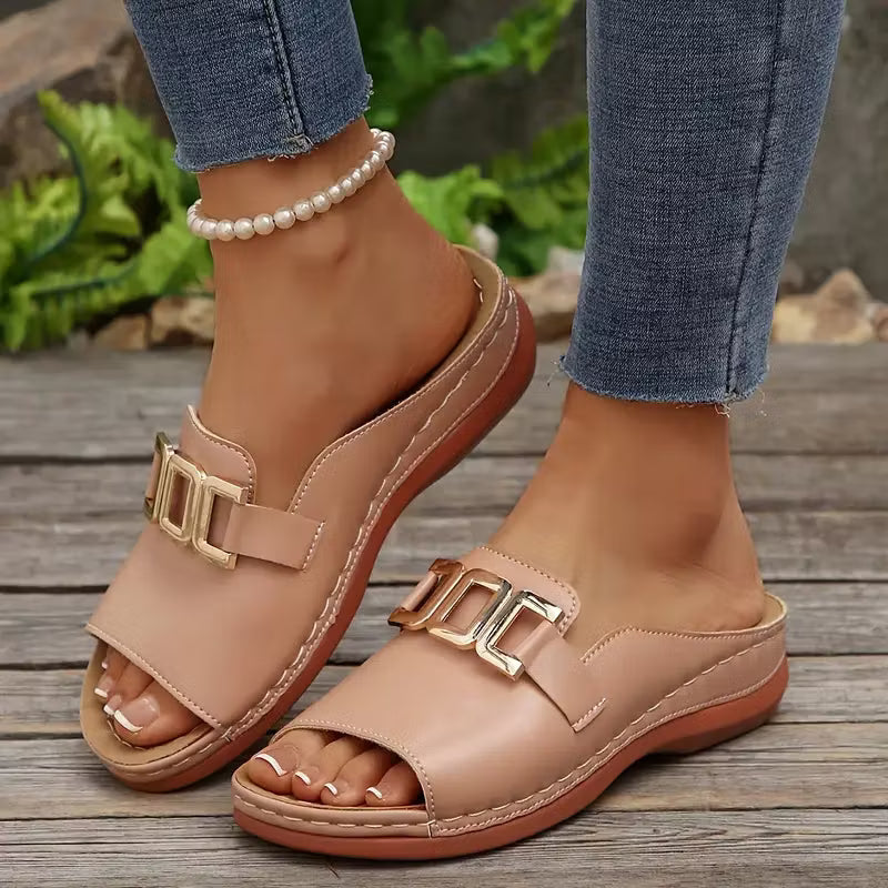 Damen Sandalen mit gepolsterter Innensohle Jully