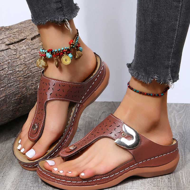 Damen Sandalen mit rutschfester Sohle Jully
