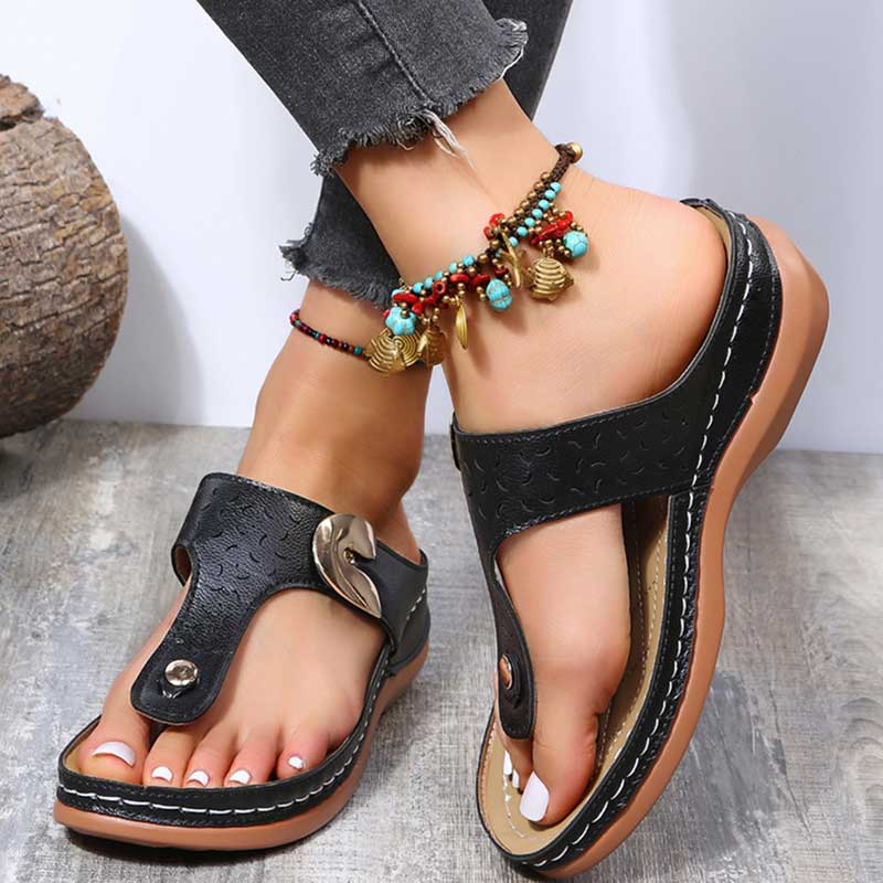 Damen Sandalen mit rutschfester Sohle Jully