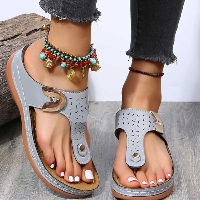 Damen Sandalen mit rutschfester Sohle Jully