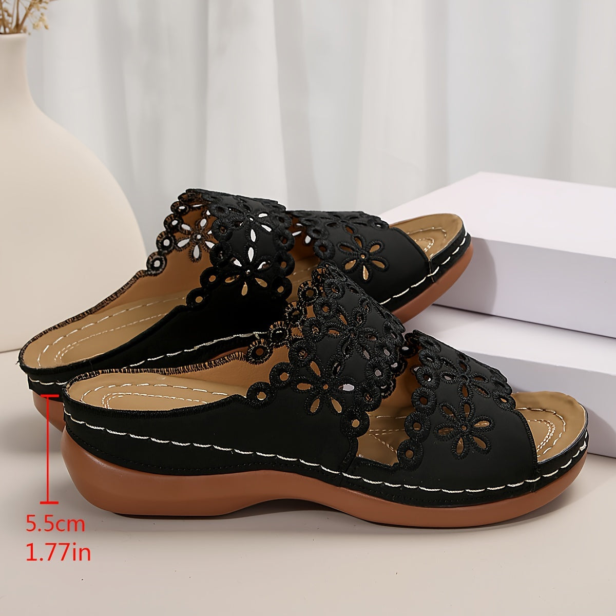 Damen Sandalen mit rutschfester Sohle Jully