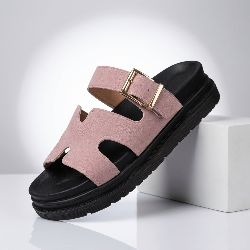 Damen Sandalen mit verstellbarem Riemen Jully