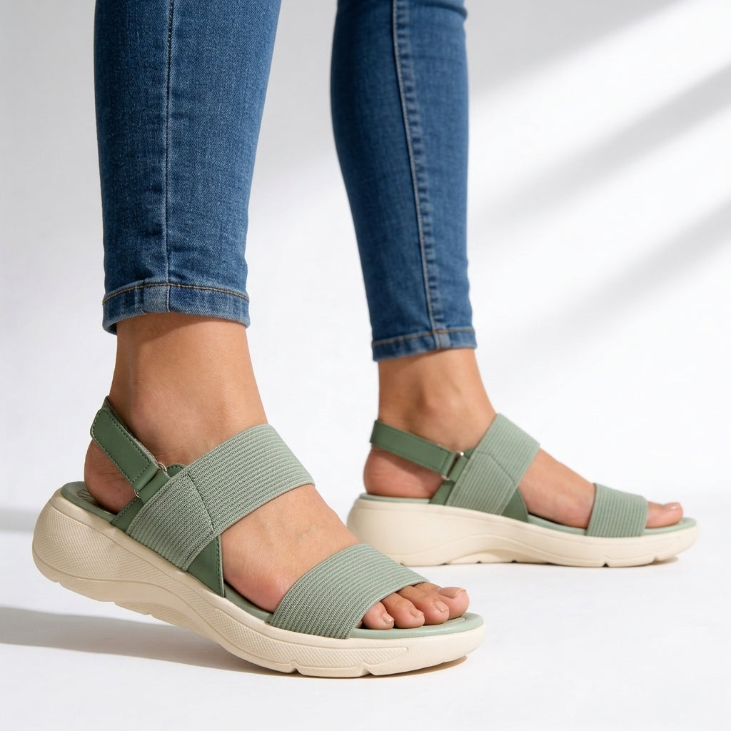 Damen Sandalen mit verstellbarem Slingback Jully