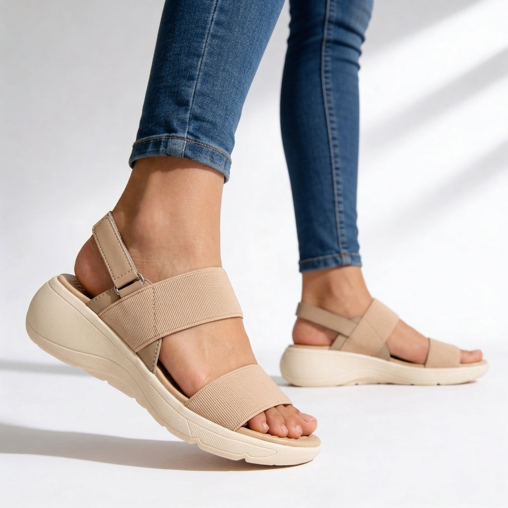 Damen Sandalen mit verstellbarem Slingback Jully