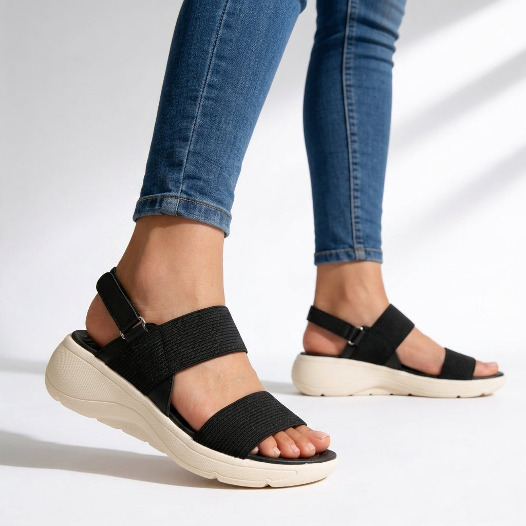 Damen Sandalen mit verstellbarem Slingback Jully