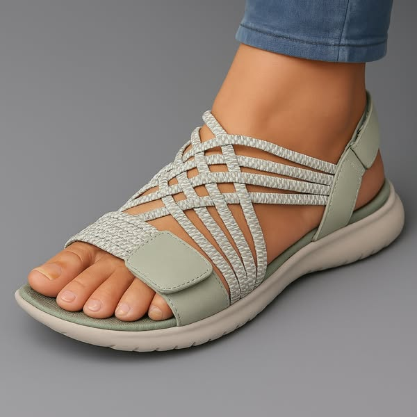 Damen Sandalen mit verstellbaren Riemen Jully