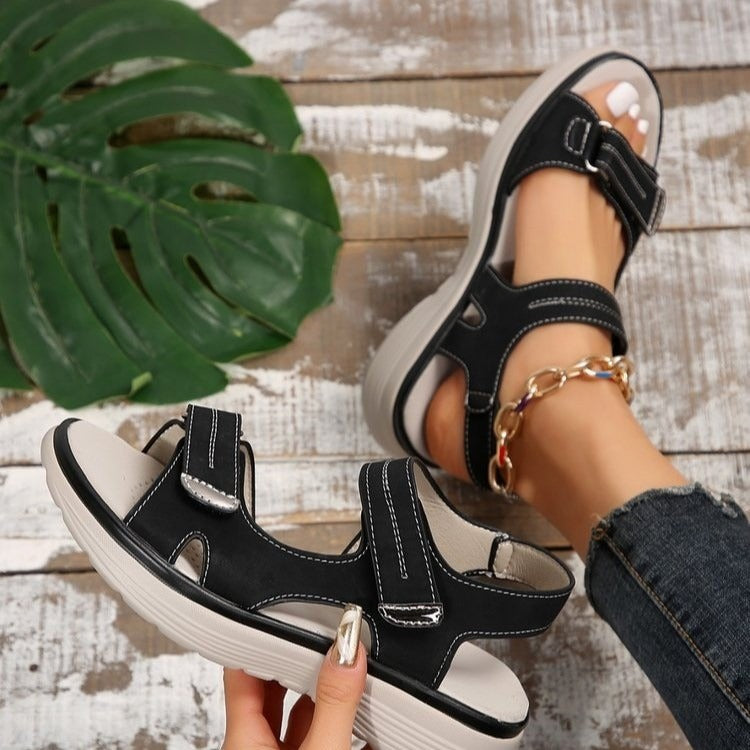 Damen Sandalen mit verstellbaren Riemen Jully