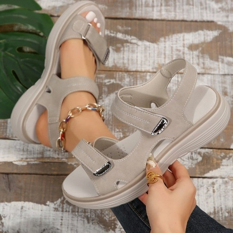 Damen Sandalen mit verstellbaren Riemen Jully