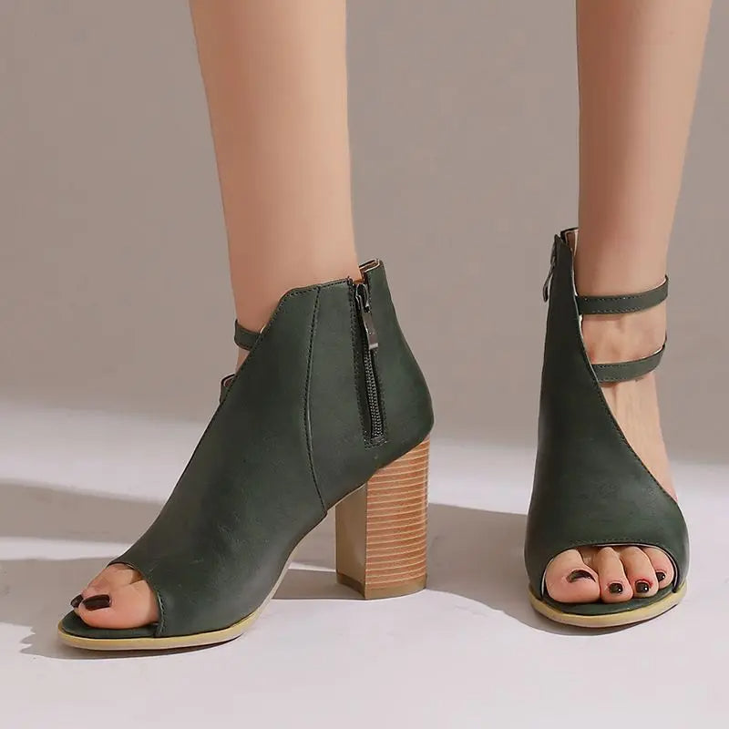 Damen Sandalen mit zwei Schnallenriemen Jully