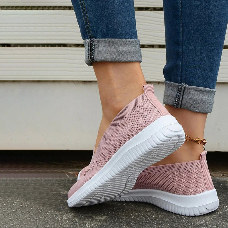 Damen Schuhe mit Blumenstickerei Jully