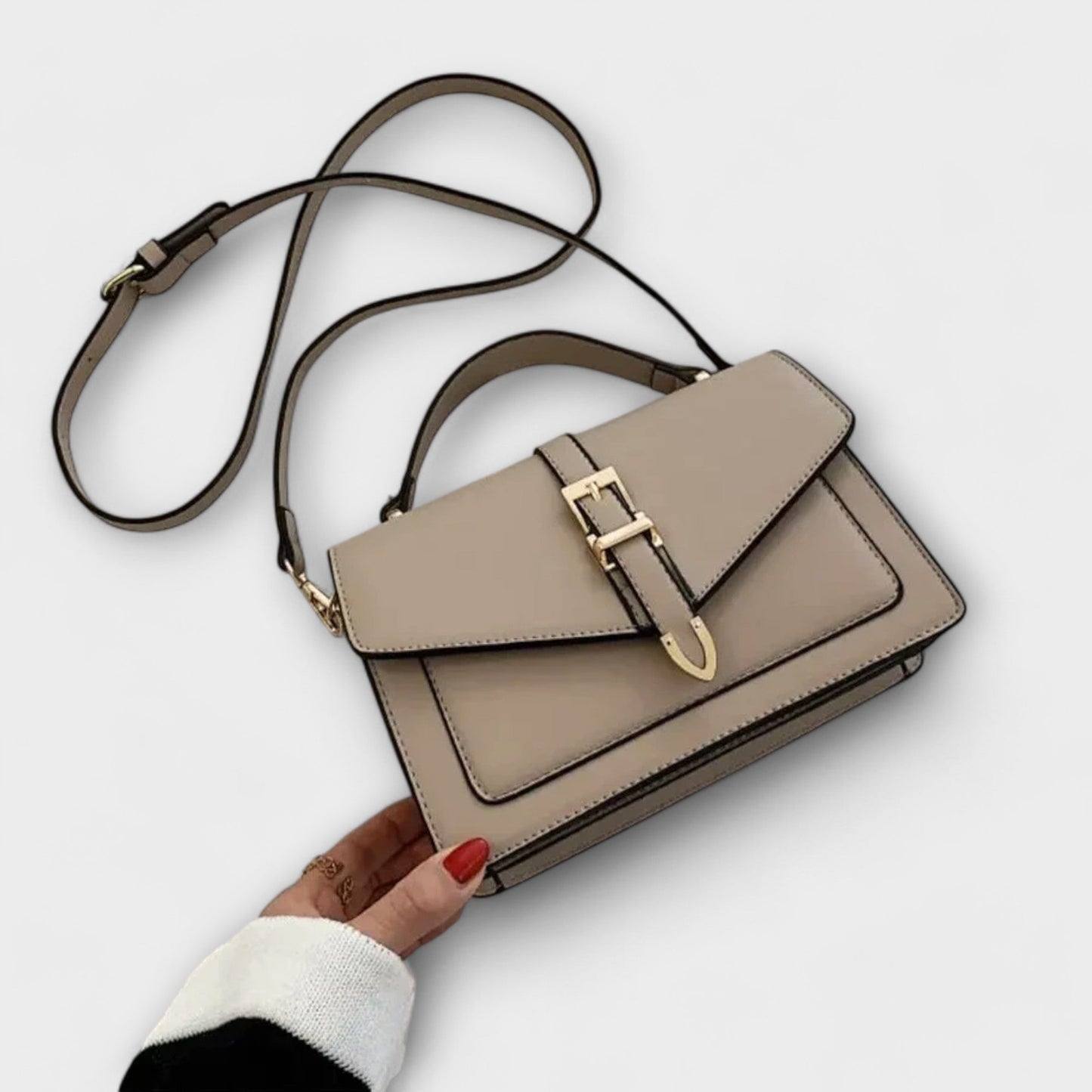 Damen Schultertasche aus PU-Leder mit klassischem Design Jully