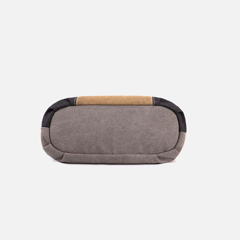 Damen Schultertasche aus Segeltuch mit Kontrastdetails Jully