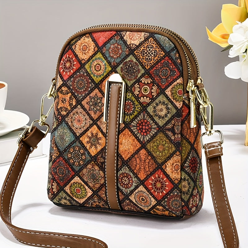 Damen Schultertasche im Ethno-Stil Jully