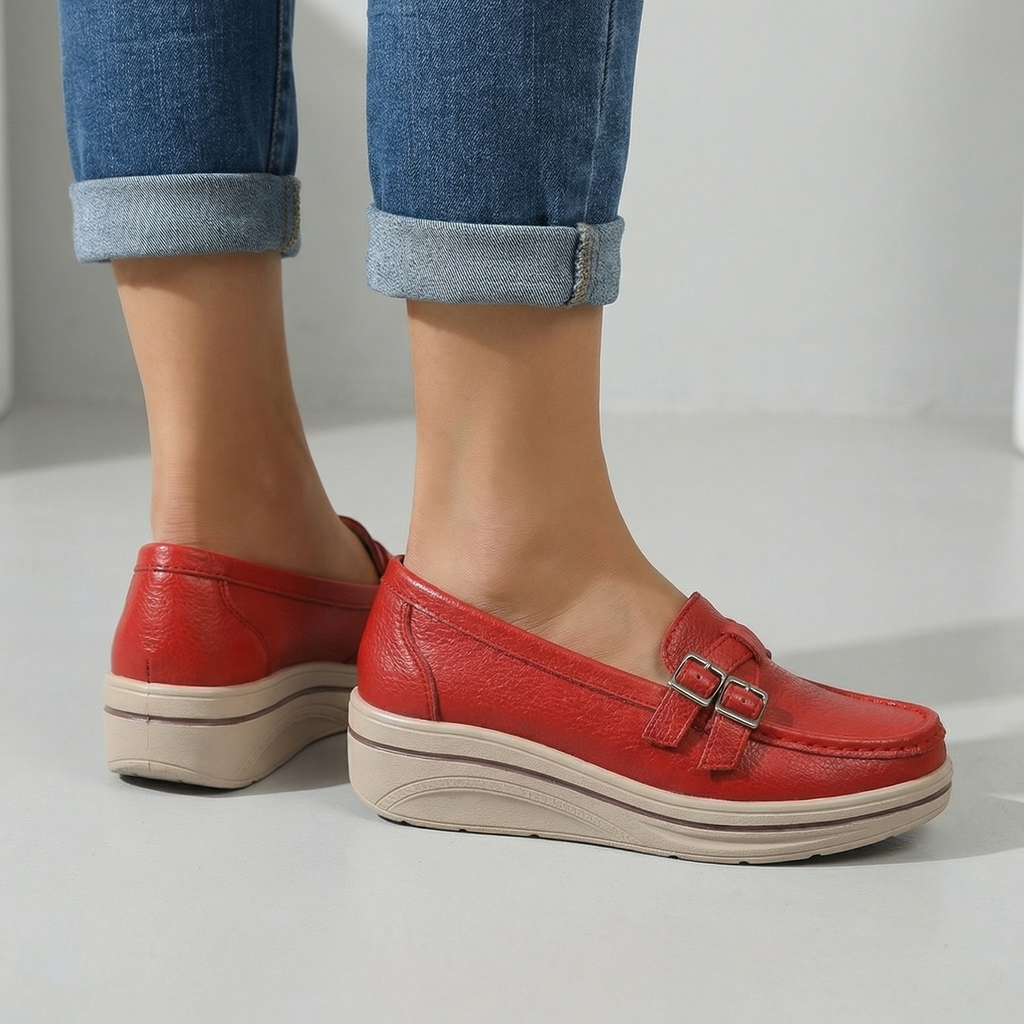 Damen Slip-On-Loafer mit gepolstertem Fußbett Jully