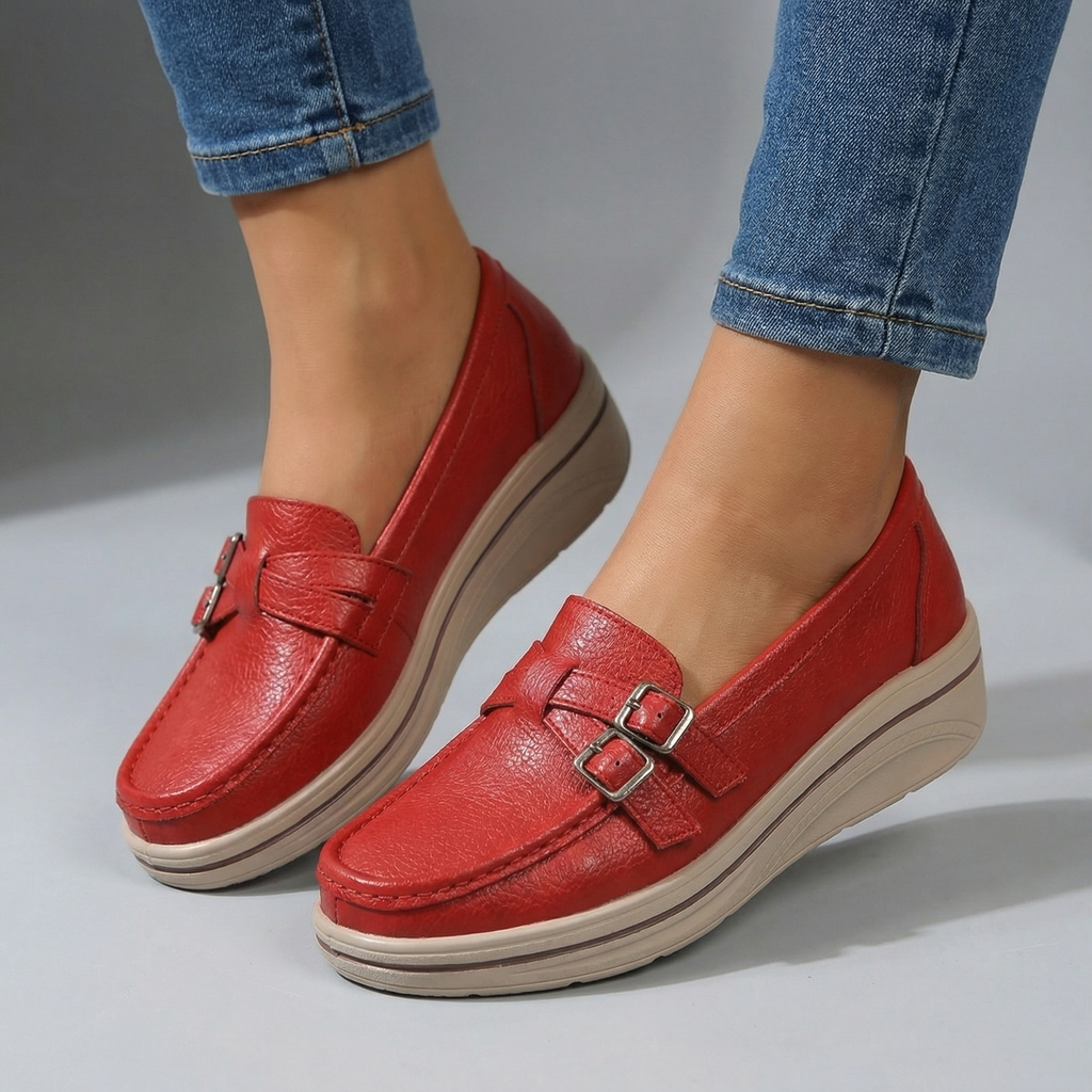 Damen Slip-On-Loafer mit gepolstertem Fußbett Jully