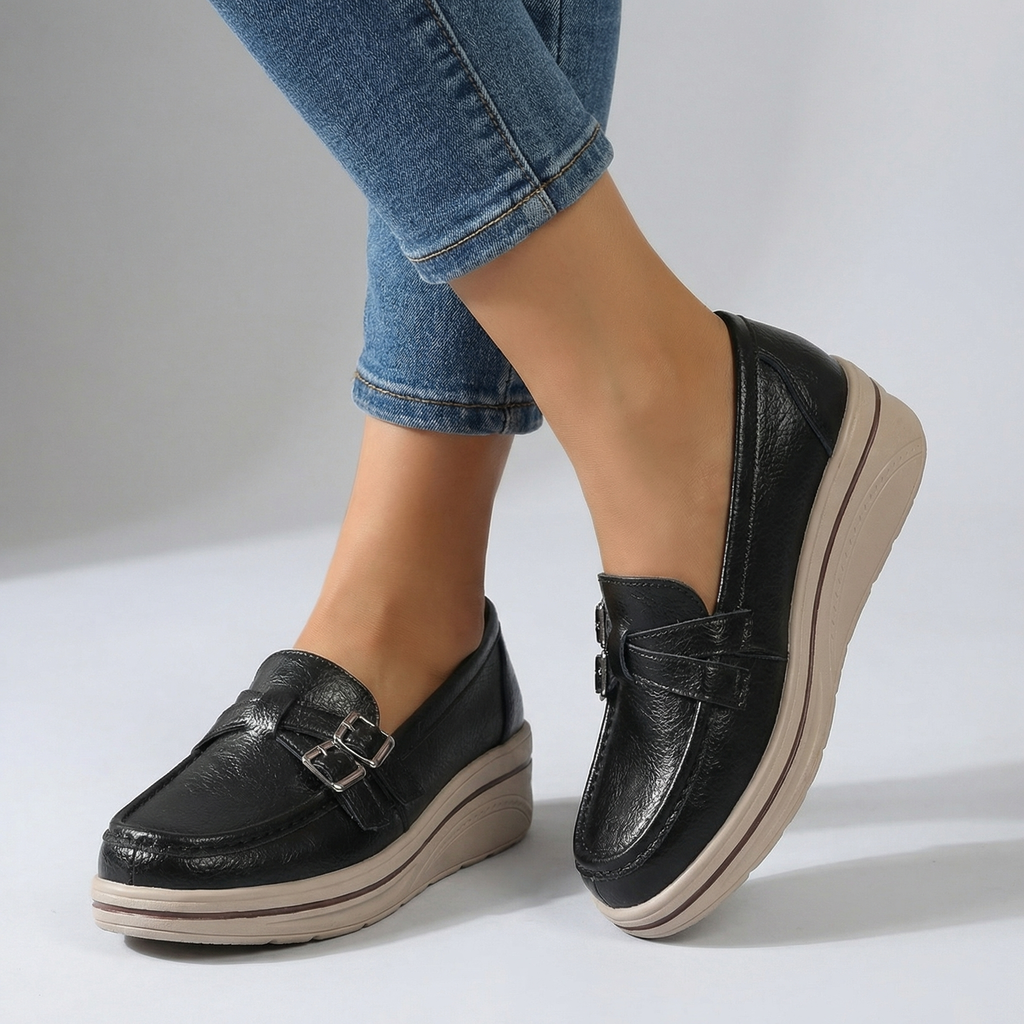 Damen Slip-On-Loafer mit gepolstertem Fußbett Jully