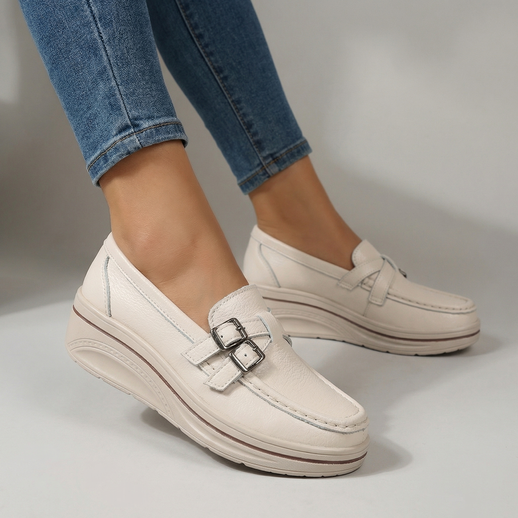 Damen Slip-On-Loafer mit gepolstertem Fußbett Jully