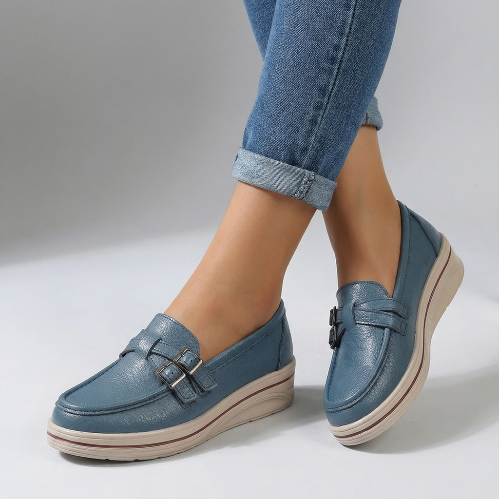 Damen Slip-On-Loafer mit gepolstertem Fußbett Jully
