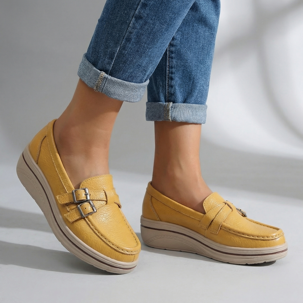 Damen Slip-On-Loafer mit gepolstertem Fußbett Jully