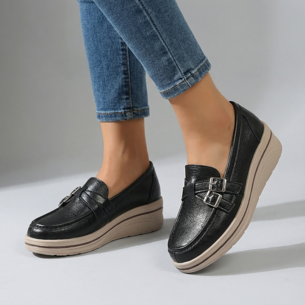 Damen Slip-On-Loafer mit gepolstertem Fußbett Jully