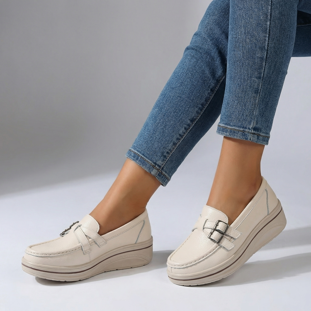 Damen Slip-On-Loafer mit gepolstertem Fußbett Jully