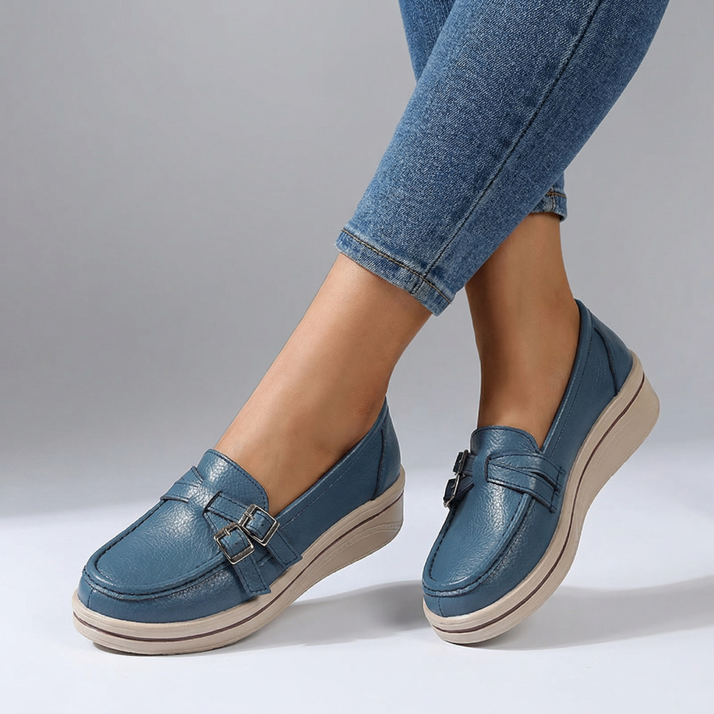 Damen Slip-On-Loafer mit gepolstertem Fußbett Jully