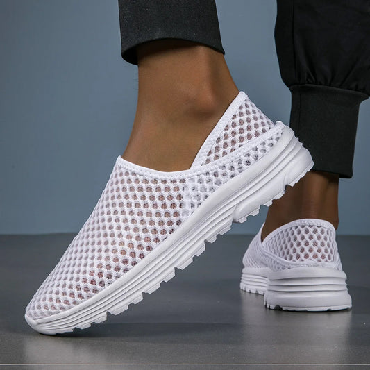 Damen Slip-On-Schuhe aus atmungsaktivem Mesh Jully