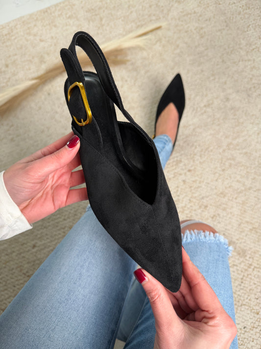 Damen Slip On Sneaker mit goldfarbener Schnalle Jully