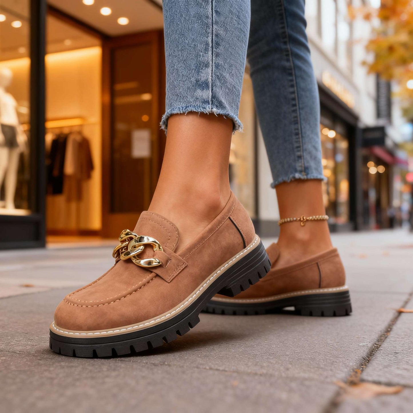 Damen Slipper aus Wildleder mit ergonomischer Sohle Jully
