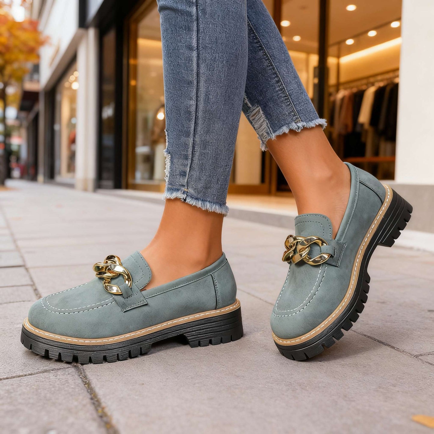 Damen Slipper aus Wildleder mit ergonomischer Sohle Jully
