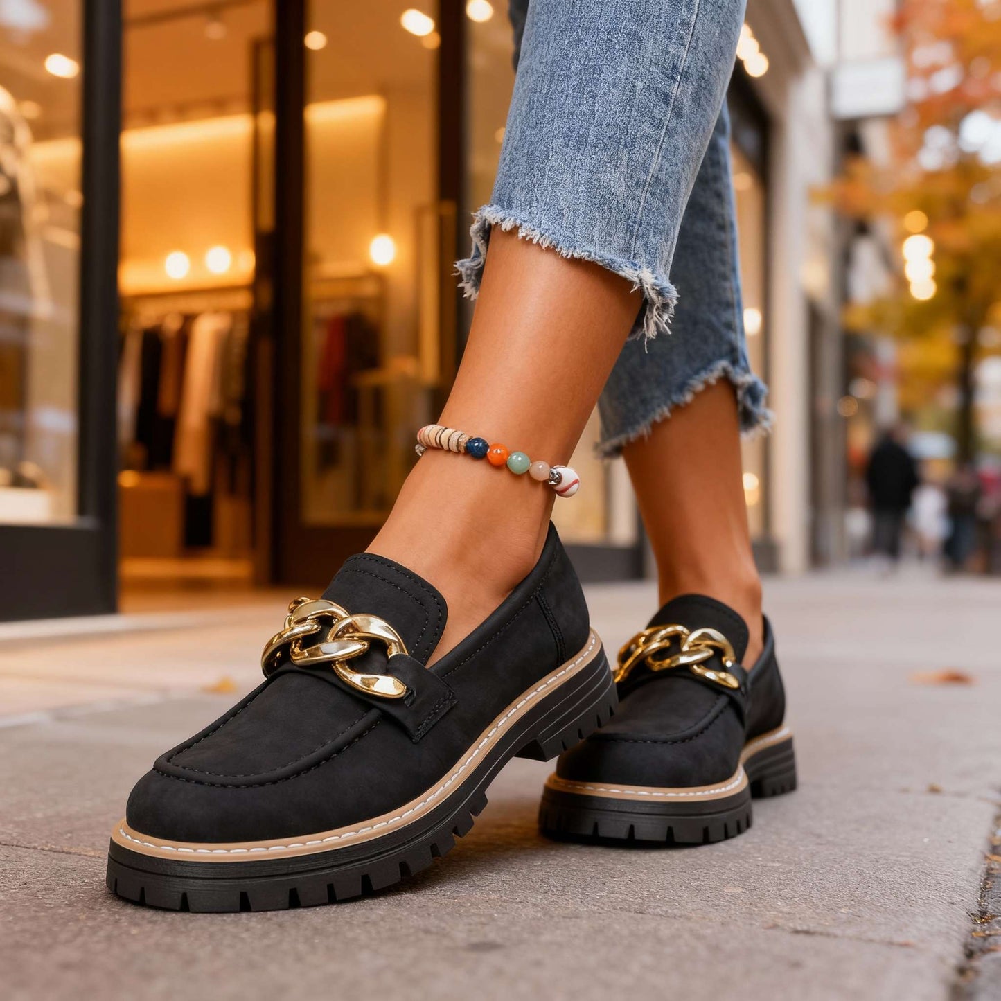 Damen Slipper aus Wildleder mit ergonomischer Sohle Jully