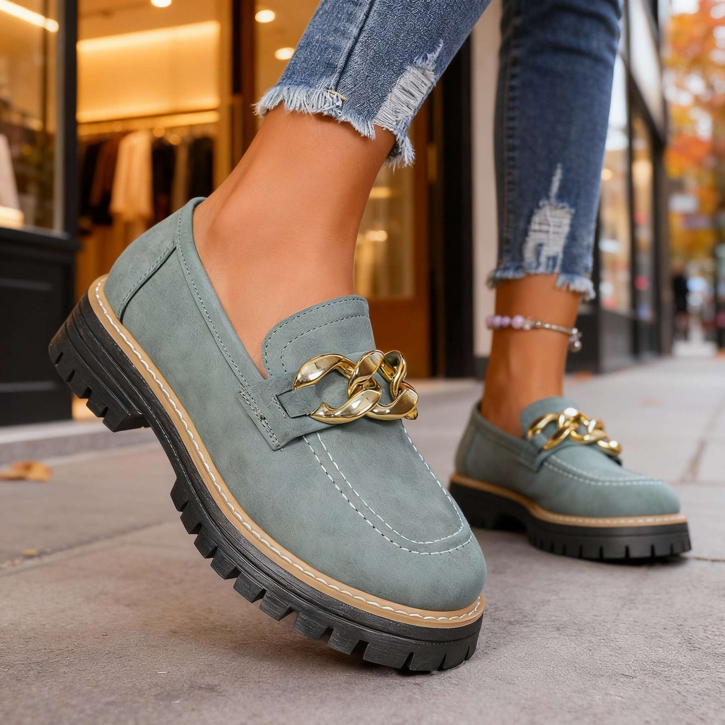 Damen Slipper aus Wildleder mit ergonomischer Sohle Jully