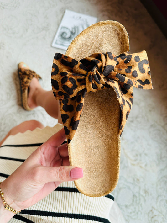 Damen Slipper mit Schleifendetail aus Kunstleder Jully