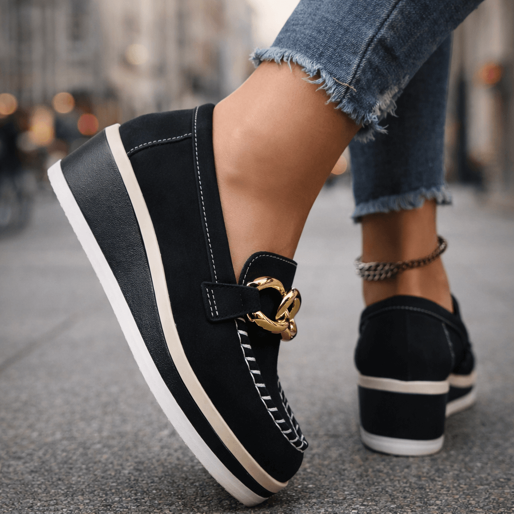 Damen Slipper mit weichem Obermaterial Jully