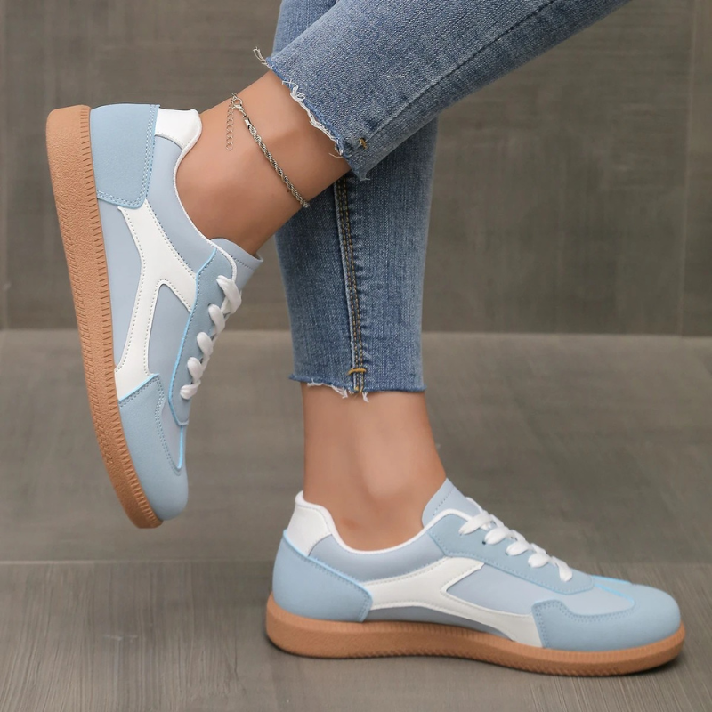 Damen Sneaker aus Leder mit gepolsterter Innensohle Jully