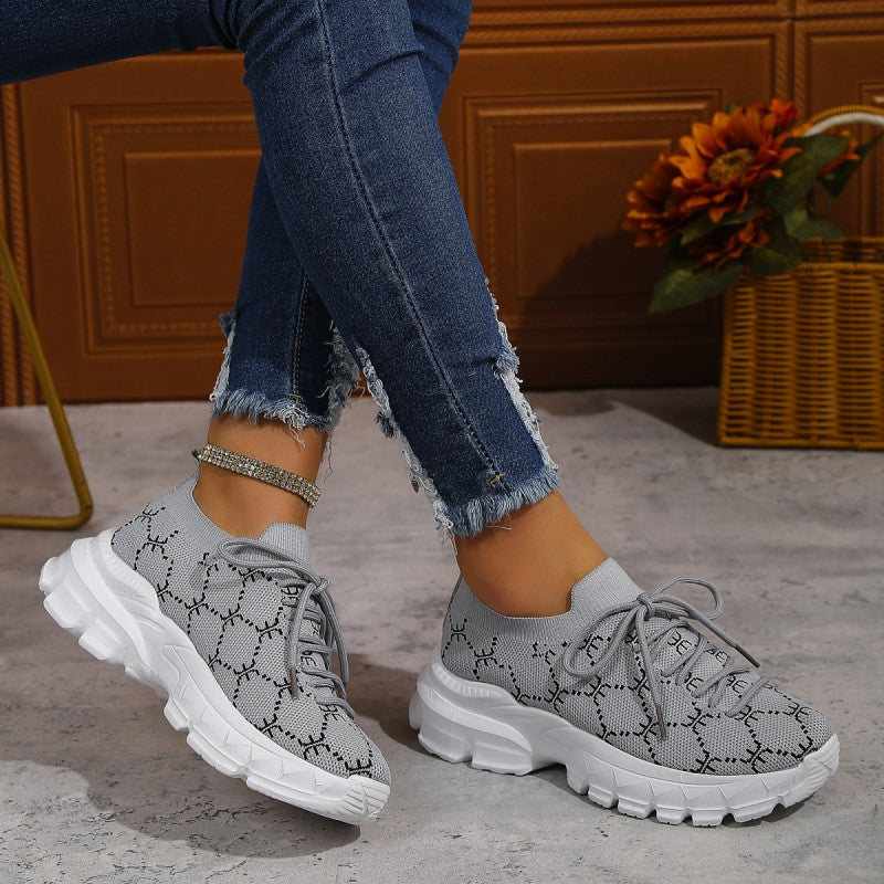 Damen Sneaker mit Atmungsaktivem Netzgewebe Jully