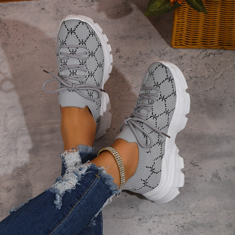 Damen Sneaker mit Atmungsaktivem Netzgewebe Jully